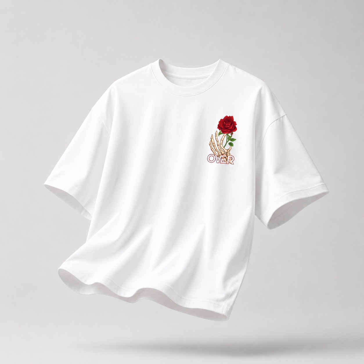 Flower Boxyfit - White - Unisex
