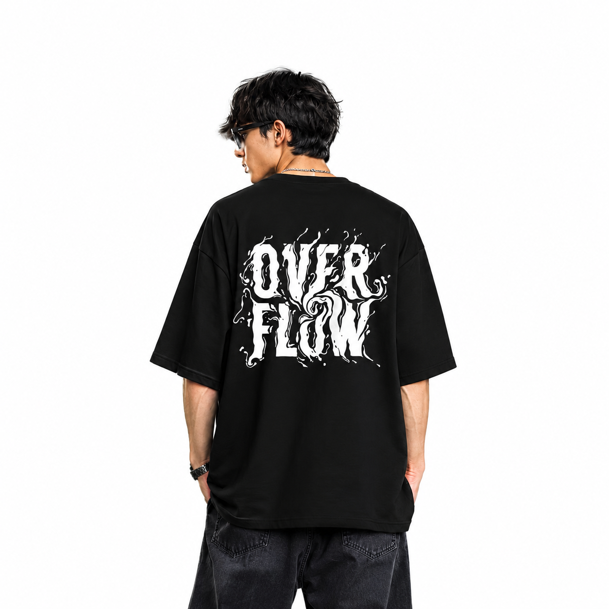 Over flow Boxyfit - Black - Unisex