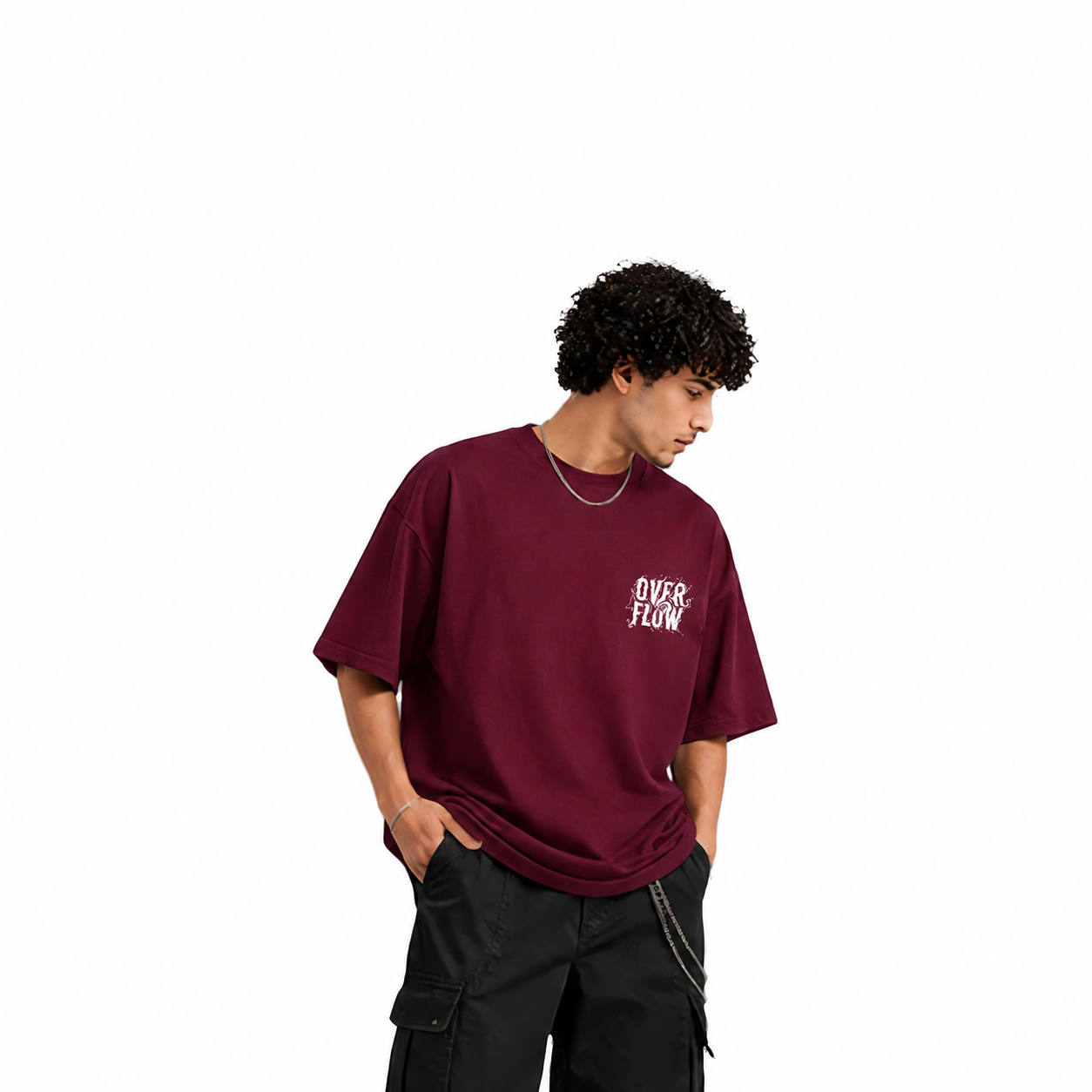 Over flow Boxyfit - Burgandy - Unisex