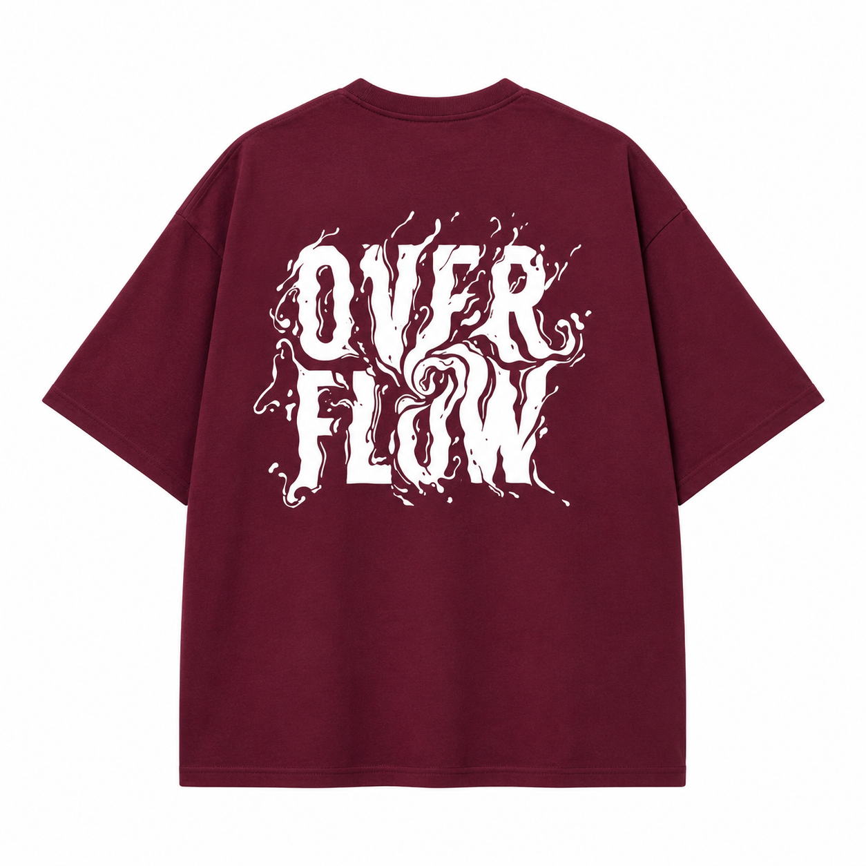 Over flow Boxyfit - Burgandy - Unisex