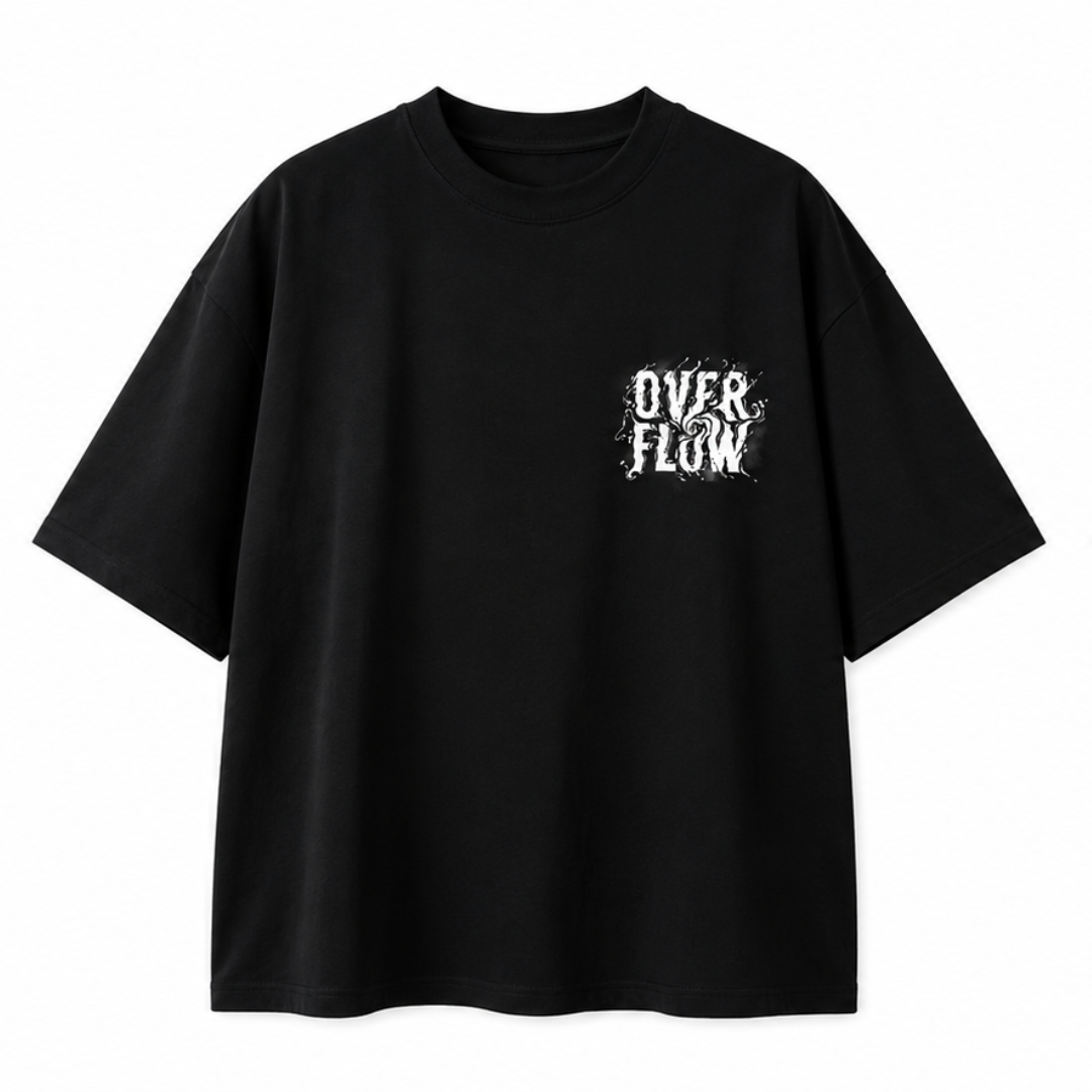 Over flow Boxyfit - Black - Unisex