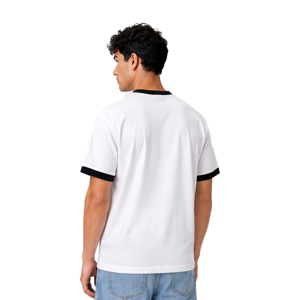 Ringer White x Black - Unisex