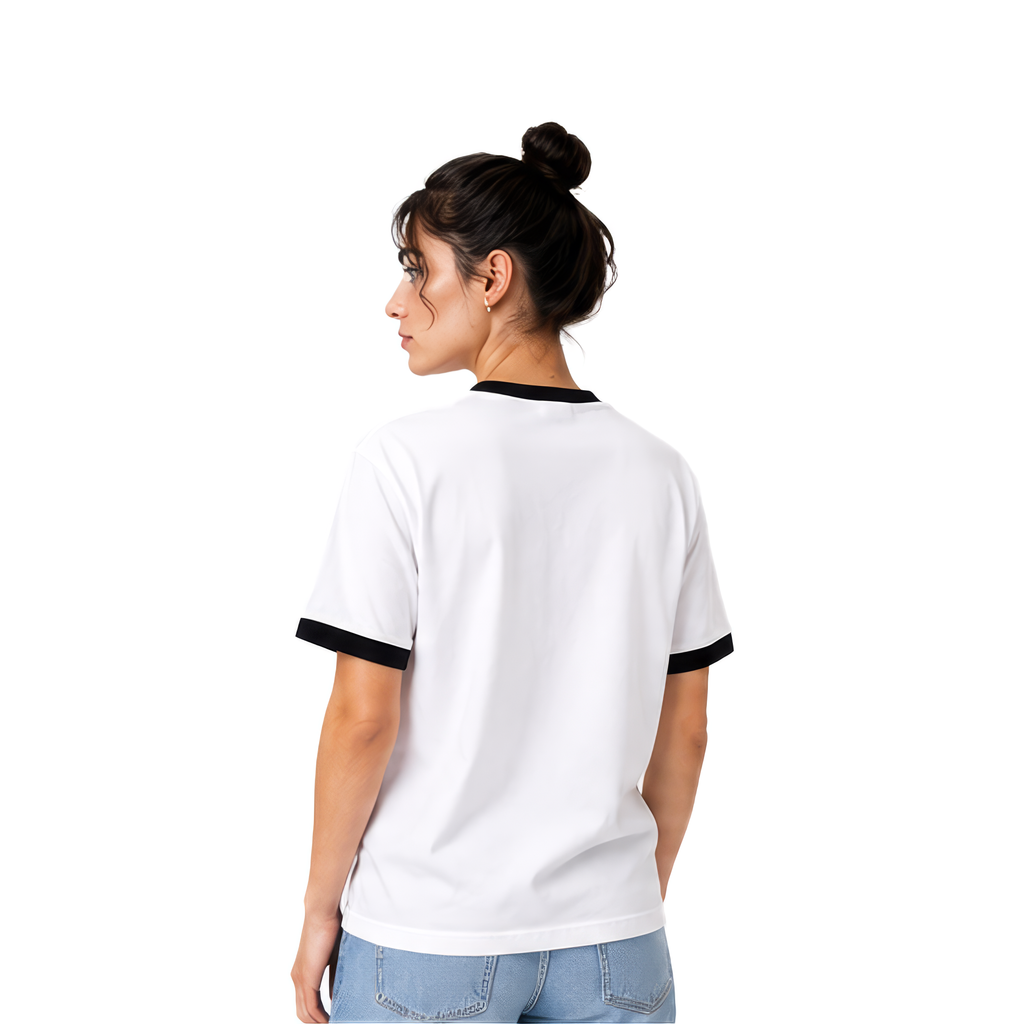 Ringer White x Black - Unisex