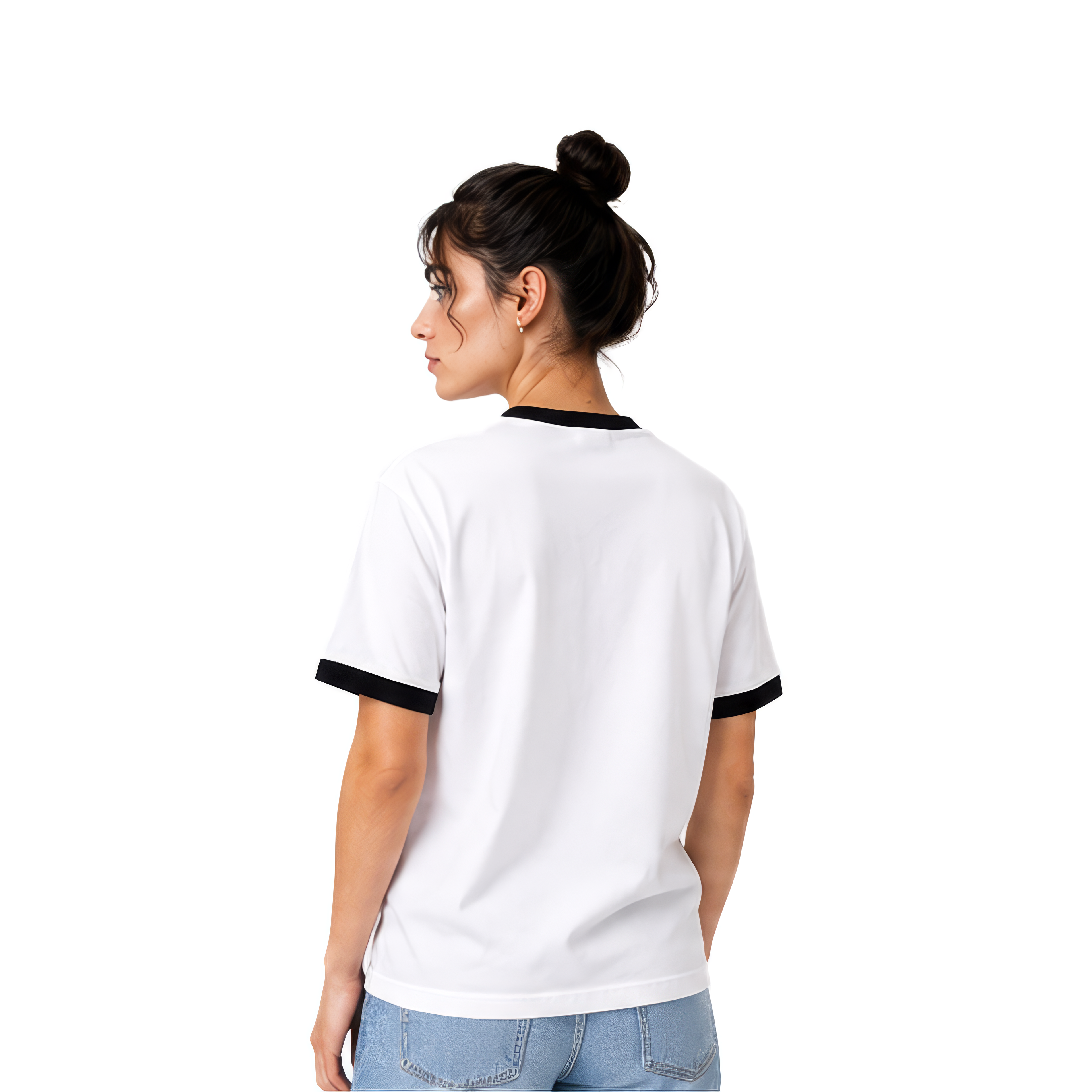 Ringer White x Black - Unisex