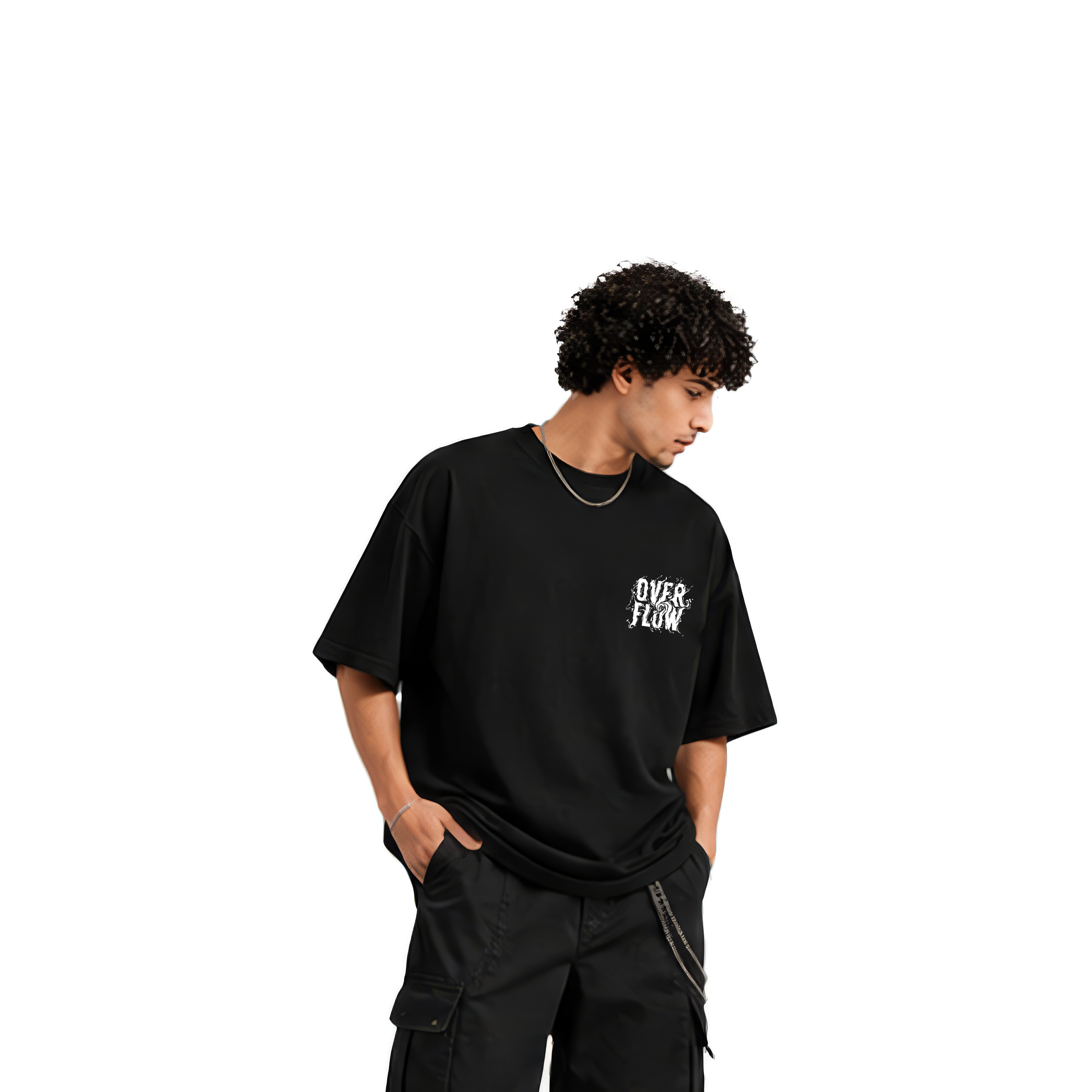 Over flow Boxyfit - Black - Unisex