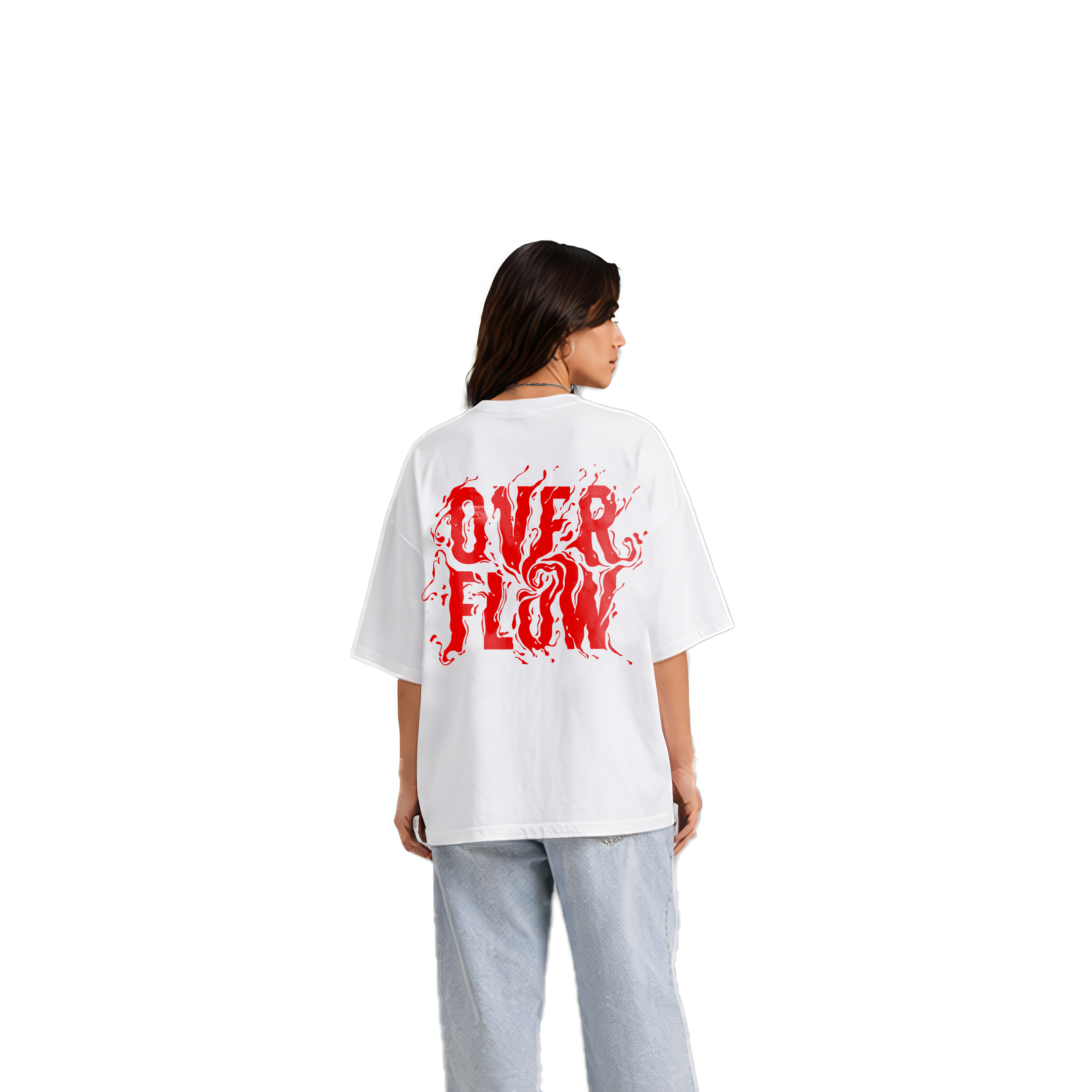 Over flow Boxyfit - White - Unisex