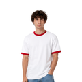 Ringer White x Red - Unisex
