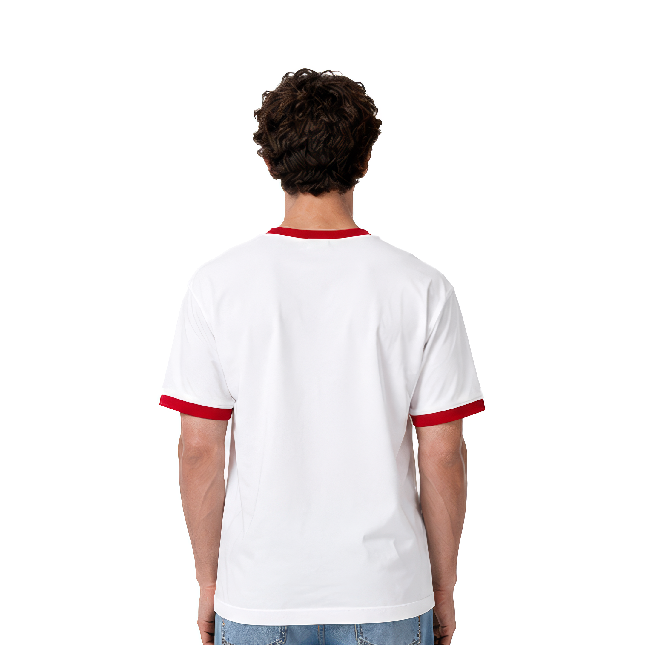 Ringer White x Red - Unisex
